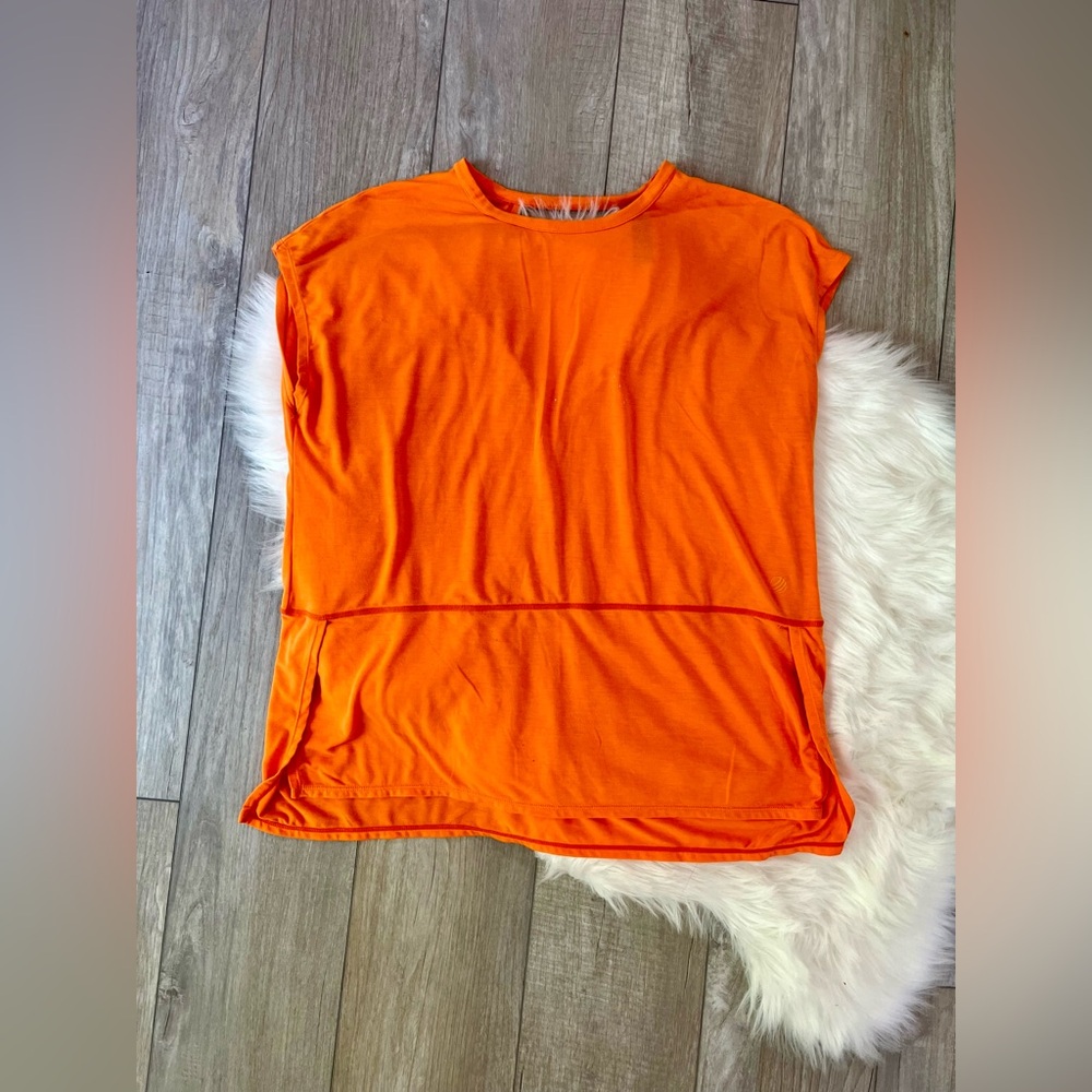 MPG | Bright Orange, Cut Out Lightweight Athletic Top (XL)